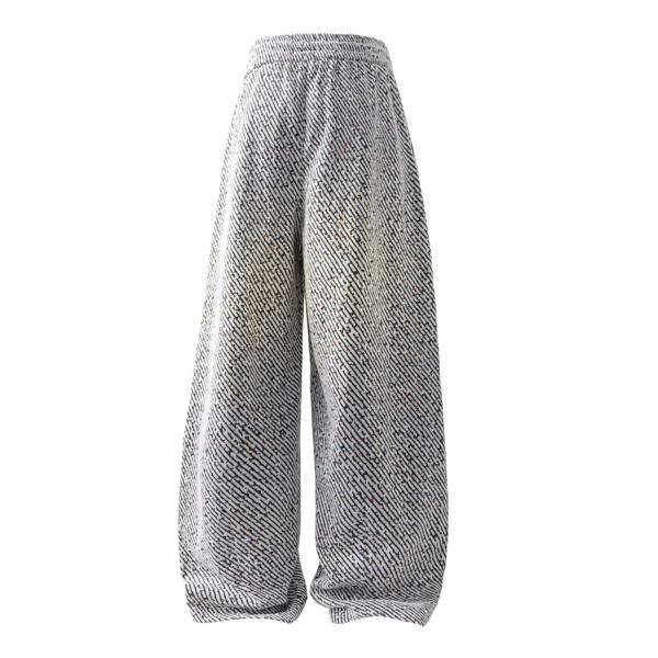 Men's Premium Sparkle Wide Leg Pants, Casual Drawstring Baggy Trousers, Perfect for Club, Party, Daily & Streetwear