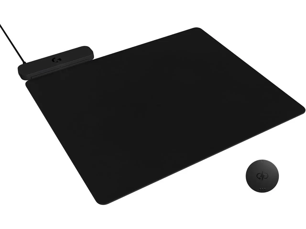 Logitech G POWERPLAY 2 Wireless Charging Mouse Pad for Compatible Gaming Mice, 34.5 X 28.4 cm (13.5 x 11.2 inches), 3.5 mm Height - Black