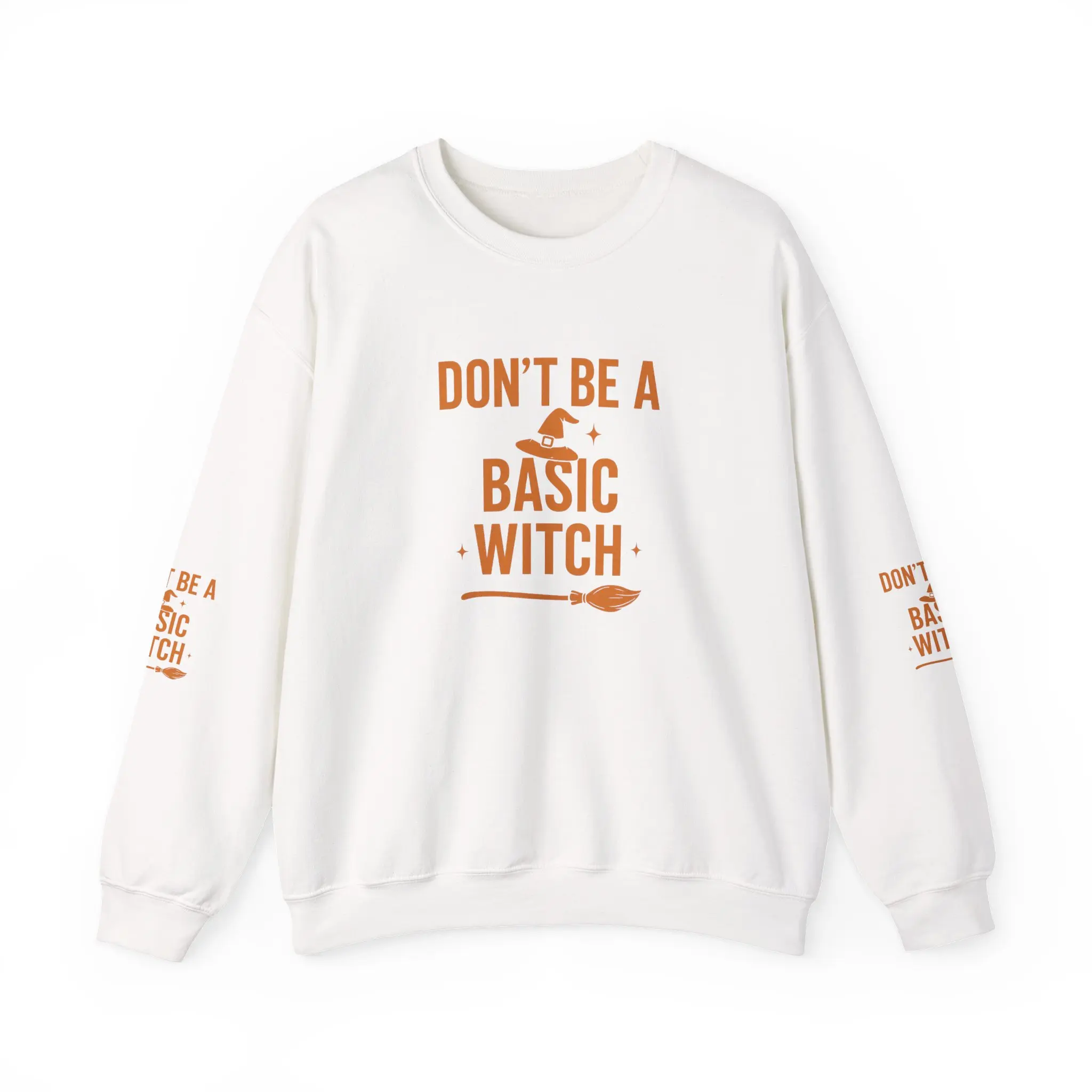Funny Witch Sweatshirt, Halloween Apparel, Cozy Unisex Sweater, Basic Witch Gift, Spooky Season Fashion