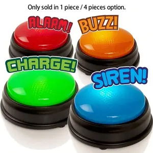 Game Bell Set with Lights & Sounds, Interactive Buzzers, Ideal for Classroom Tests Parties Answers, Suitable for Game Shows Adults Teachers Supplies, Party Entertainment