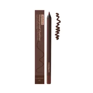Chocolate-Colored Waterproof Eyeliner Gel Pen - Cosmetic Makeup for Eye Beauty, Non-Fading, Smooth & Flowing
