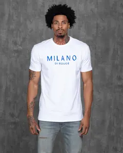 Men's Lux Signature Tee Blanc