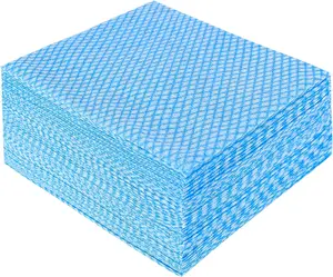 Cleaning Towels Dish Towels and Dish Cloths Reusable Towels,Handy Cleaning Wipes, 50 Count/Pack,Blue