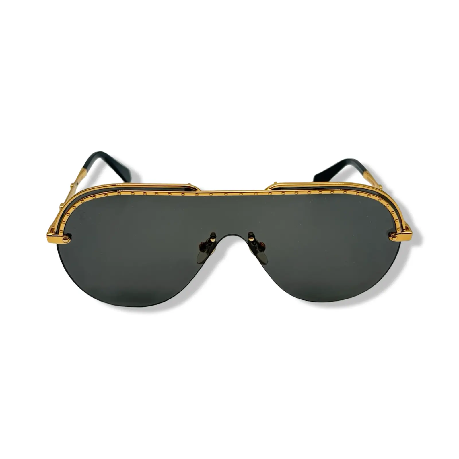 Pre-owned Louis Vuitton Gone Girl Shield Sunglasses LV2013