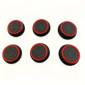 6-Pack Ps4/ps5 Joystick Caps, Classic Design Thumbstick Protectors, Durable Gaming Accessories, Comfortable Grip, Fun Game Gear