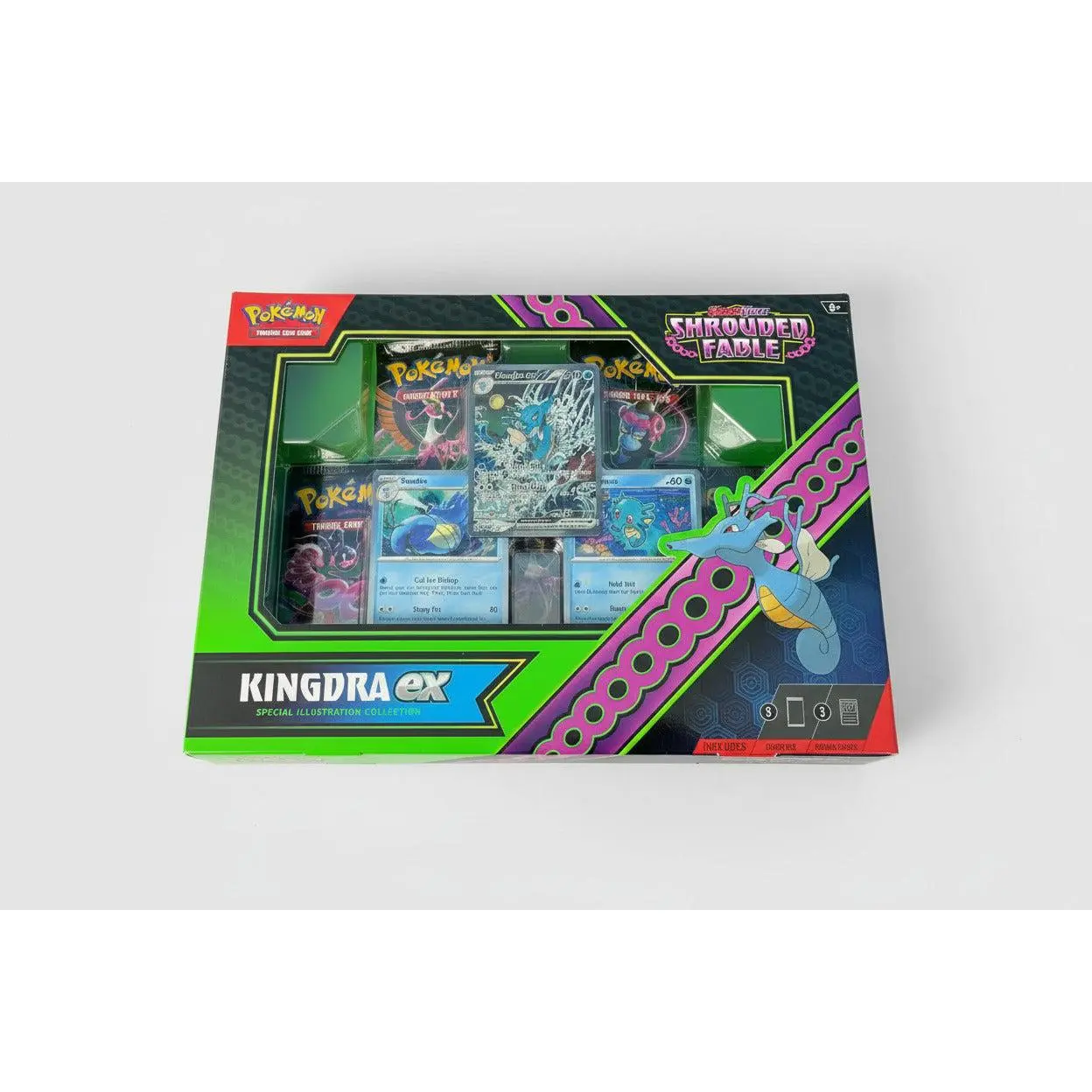 Pokmon TCG: Scarlet & Violet-Shrouded Fable Kingdra ex Special  Illustration Collection - TikTok Shop