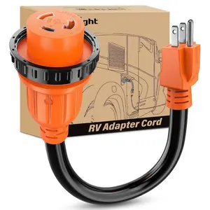 Nilight 15Amp to 30Amp RV Locking Adapter Cord