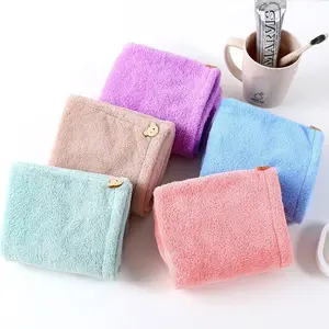 Pack of 5 Microfiber Hair Towel, Women Soft Shower Towels, Hair Turbans for Wet Hair, Drying Hair Wrap Towels for Curly Hair Anti Frizz For All Types Hair