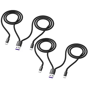 Multi USB C  6.6FT 2Pack,2 in 1 Multiple Type C ,3A Dual Splitter USB C Charge, Nylon Cord,USB A to Double USB C Port,Compatible with  15,iPad Pro/Air, S24 S23,,Android