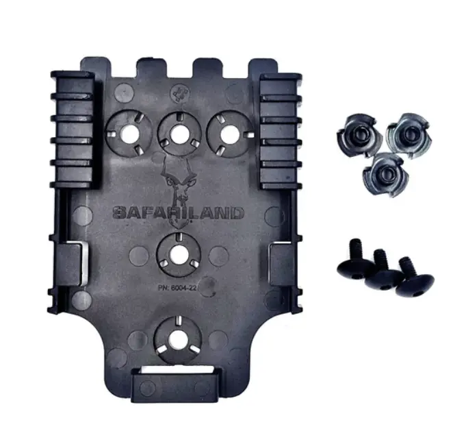 Model 6004-22 Quick Locking System Receiver Plate (QLS 22) for Holster Mounts, Duty Holsters and QLS Forks, Easy Platform Switching, Equipment Upgrades, Gear Setup