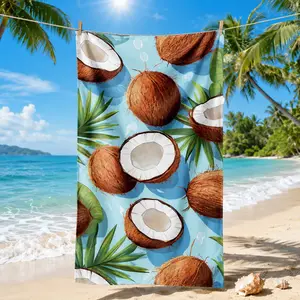 Quick-Dry Microfiber Beach Towel, Soft Lightweight Polyester Bath Towel for Swimming Pool, Travel, Camping, Gym, Yoga, Spa, and Outdoor Use; Fast-Drying, Absorbent Oversized Towel; Portable, Foldable, Sand-Resistant Towel for Women, Men, Kids, and Adults