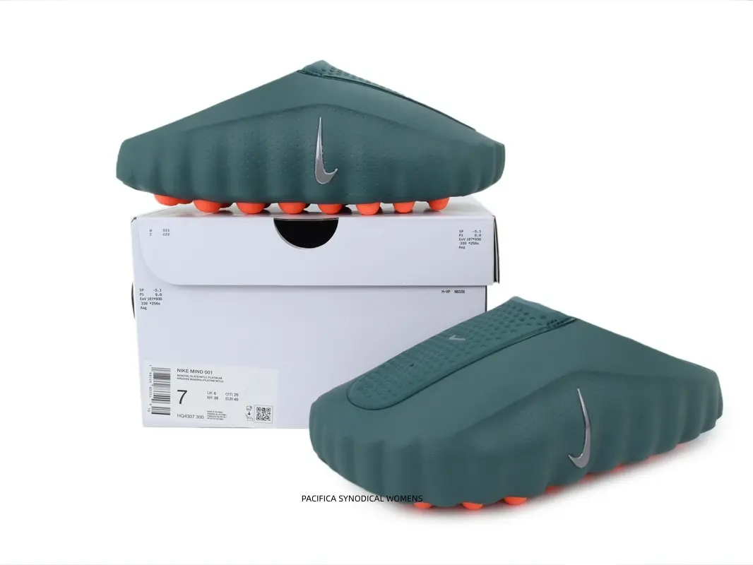Men Dark Teal Green Closed‑Toe Slide Slippers Orange Dotted Non‑Slip Outsole Chunky Wavy Thick Sole Soft EVA Slip‑On Sandals Hip‑Hop Street Indoor Outdoor Slides