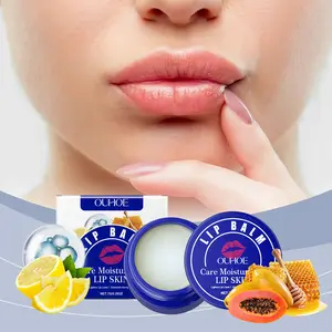 TrueRelief Natural Lip Acne Cream - Solid, Moisturizing Lip Color Corrector Balm with Lemon, Papaya & Beeswax to Hydrate, Even Tone, Reduce Fine Lines, and Boost Glossy Look for Adults