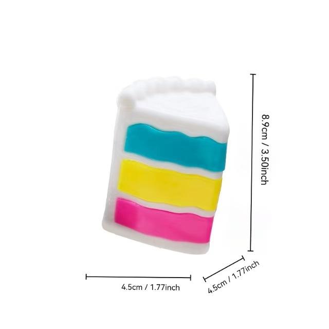 Non-Food Stress Relief Toy Squeeze Fun Two Styles Pizza Cake Mini Gift Box Sensory Plaything ldeal for Relaxing Moments