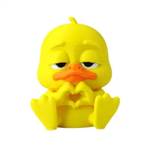 3D printing cross-border creative duck tabletop ornaments Duck decorations weird cute duck design funny birthday gift Home Decor Statue Ornaments Statues