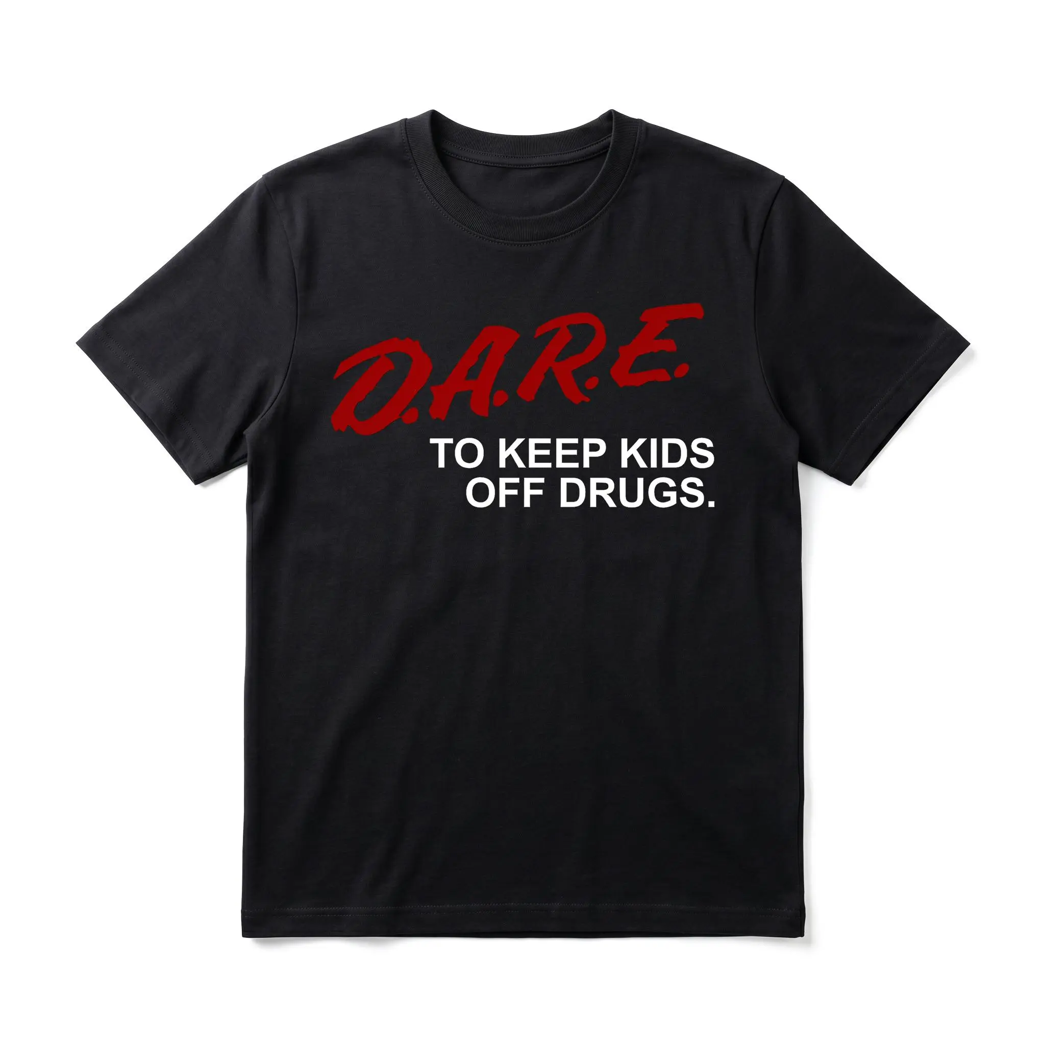 100% Cotton， DARE Logo， Oversized Graphic Tee， Funny meme Tee， Printed Streetwear Print， Heavyweight Breathable Crew Neck Ultra Soft Unisex Casual Style， Great for Casual， Events & Casual Outings， Fast Shipping， Awesome Gift for Festival Lovers