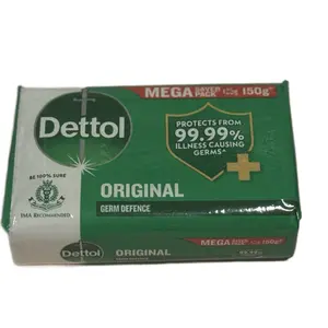 Dettol Original Germ Defense Soap - 150g, Antibacterial Action, Moisturising Ingredients, Pine Fragrance, Dermatologically Tested, Cleansing