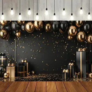 1 PC 2D Flat Polyester Graceful Party Backdrop showcasing Vivid Designs, ideal for Studio Use, Graceful Celebration Accent, Charming Gathering Touch