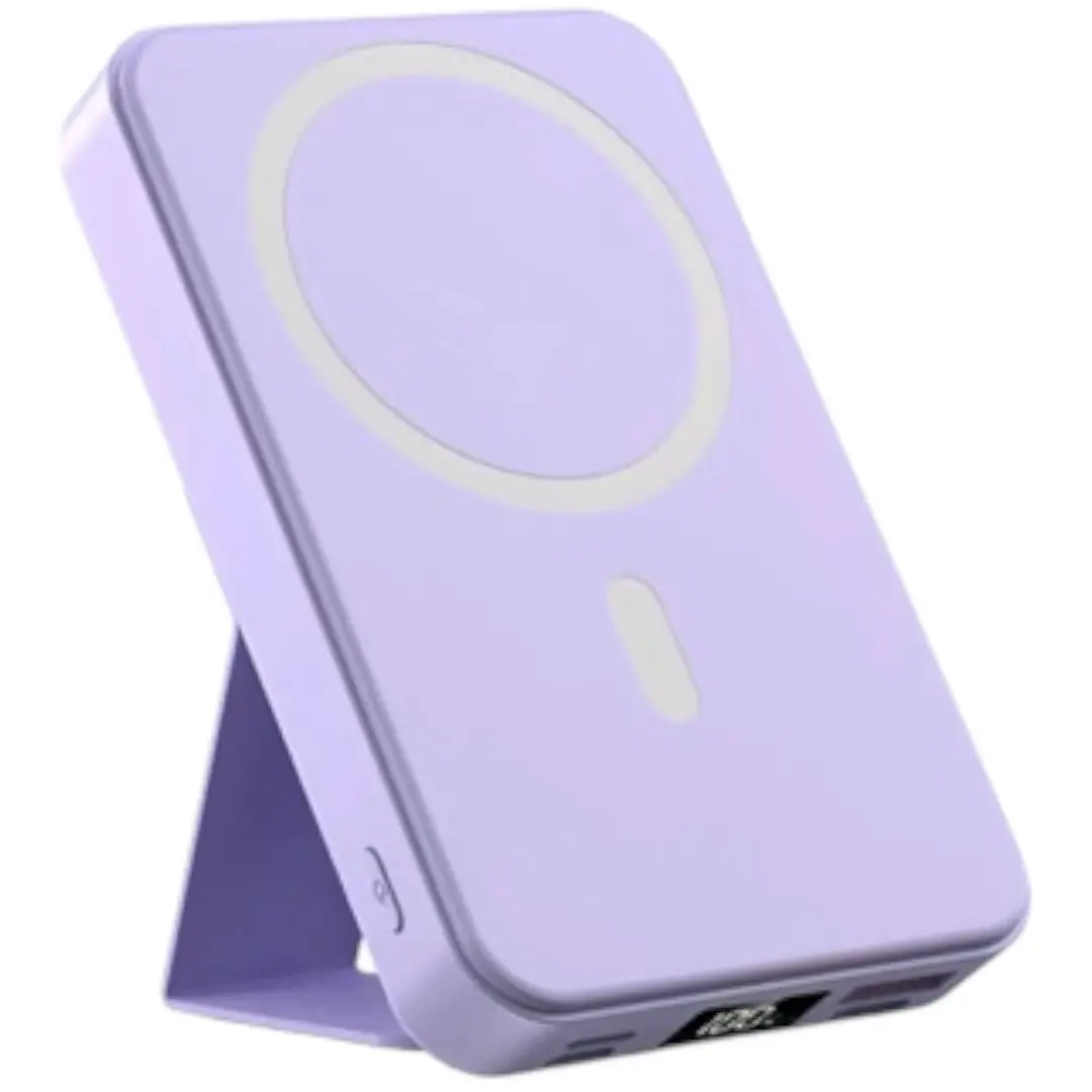 Magnetic Wireless Power Bank - 10,000mAh, LED Display, MagSafe Compatible for iPhone 16/15/14/13/12 Pro/Pro Max/Plus, Includes Type-C Cable, 22.5W Fas