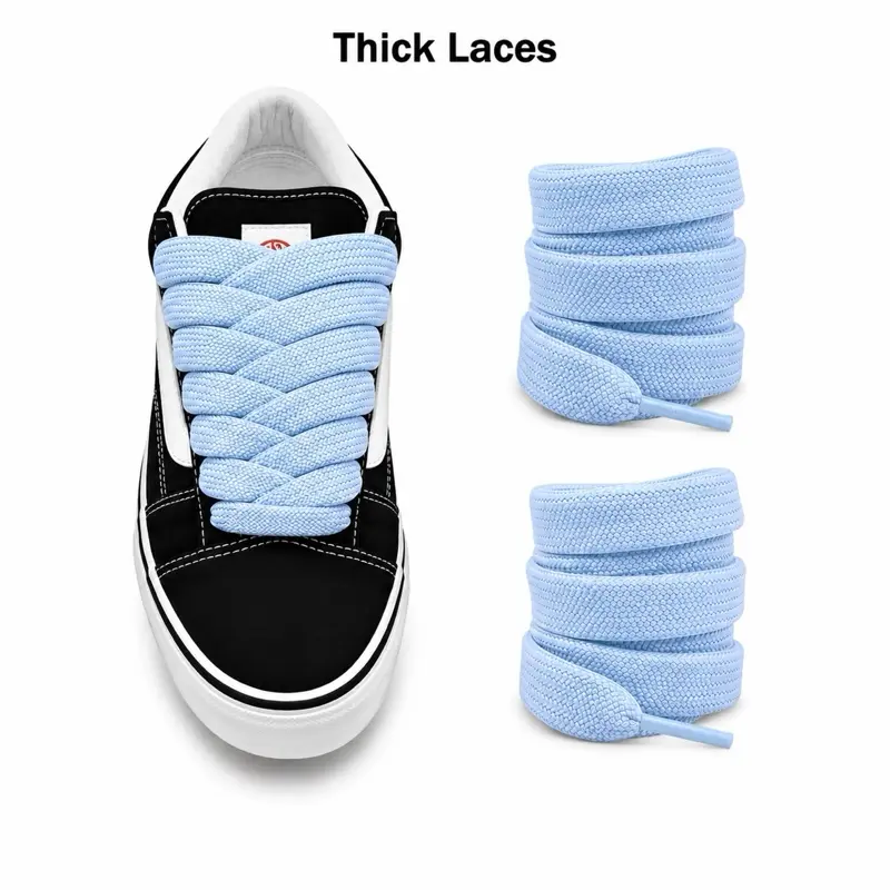Thick Show Laces Trendy Shoe Laces Chunky Shoe Laces