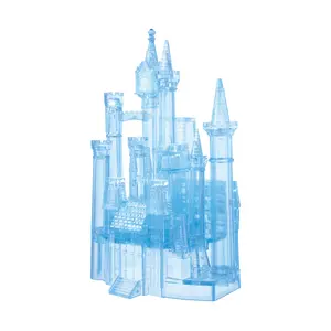 3D Crystal Puzzle - Disney Cinderella's Castle: 71 Pcs