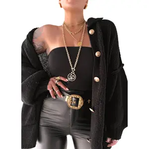 IT'S BEEN LOVELY SIDE SLIT CARDIGAN