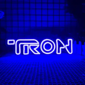 TRON Arcade LED Neon Sign,Perfectly suited for a home office, a gentleman's exclusive retreat, or a lady's private sanctuary, Home Decor Lighting
