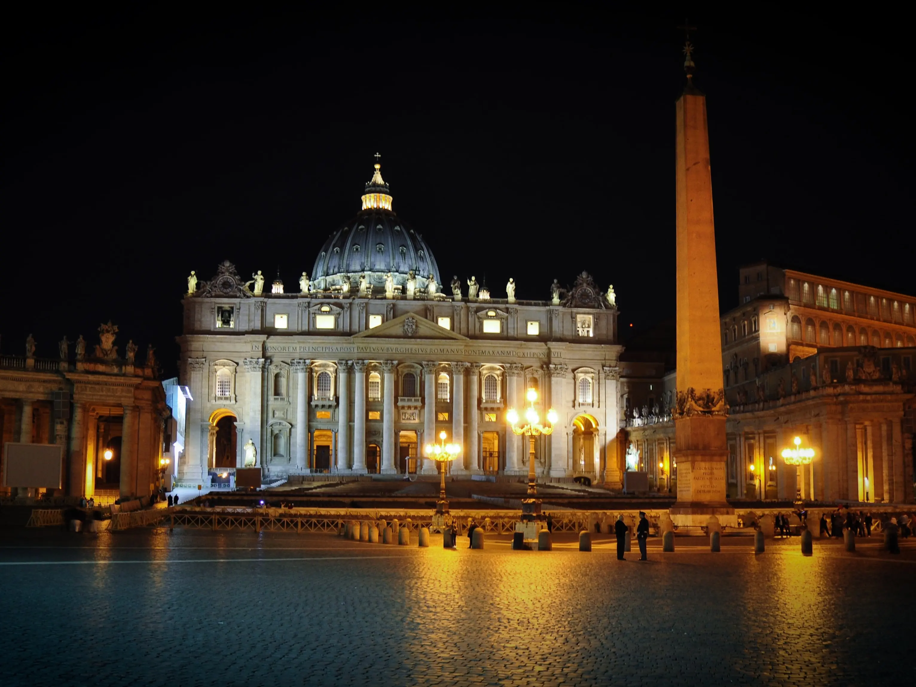 The Vatican City at Night