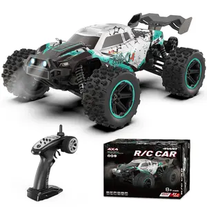 1/14 RC Cars Fast 50 KPH, 4WD Off-Road Remote Control Car with 60 Mins Runtime, All Terrain High Speed RC Truck with 2 Batteries 2000 mAh, RC Cars for Teen & Adults