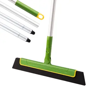 Eyliden magic broom Floor Squeegee with 51" Long Handle to Remove Water for Bathroom