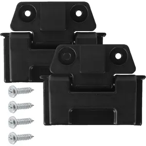 (2 Pack) Coolers Hinge for Igloo 25, 52, 72 Qt BMX Coolers Latch Replacement Parts, Cooler Hinges with Screws for Igloo Cooler Replacement Hinges