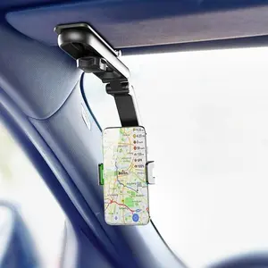 Upgrade Your Driving Experience with a Universal 360° Rotating Sun Visor Phone Holder, Car Phone Stand!