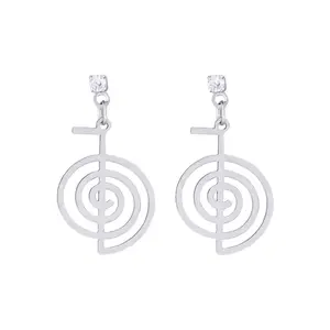 Cho Ku Rei Reiki Symbol Earrings (Silver)