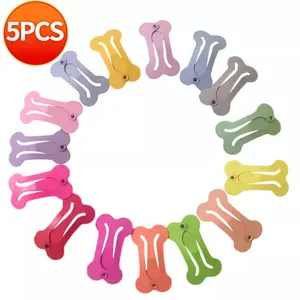 5Pcs Colorful Pet Hair Clips