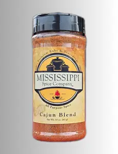 Mississippi Spice Company Cajun Blend Spice Flavor - Premium All Purpose Spicy Seasoning for Seafood Boils, Grilled Meats & Southern Dishes