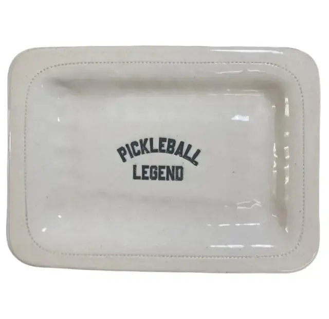 Pickleball Legend handmade porcelain dish