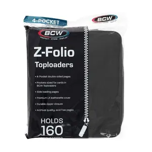 BWC Z-Folio 4-Pocket LX Album For Toploaders