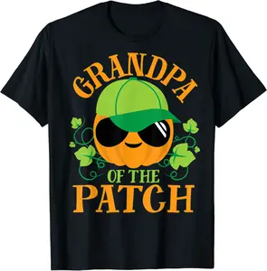 Grandpa Pumpkin of the Patch Matching Family Set Halloween T-Shirt - Rosazamorap Shop XWPB07Y7235MB