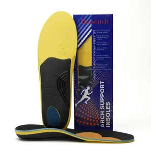 Duocatch High Arch Support Orthotic Insoles for Men & Women - Plantar Fasciitis Insoles Shock-Absorbing Heavy Duty Insoles for All-Day Comfort Ideal for Work Boots & Gym Activities Perfect for Flat Feet and Outdoor Use