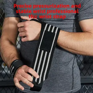 Sports pressurized straps, elastic wrist protection, pressurized weight lifting, sports wrist guards, bandages wrapped around wrist guards, anti-sprain men and women