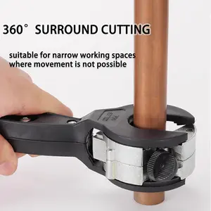 New replaceable blade PVC pipe ratchet cutter; large-size bearing-mounted PPR water pipe cutter with a ratchet gear