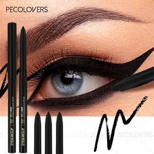 3PCS/Set Waterproof and Smudge-proof  Black Gel Eyeliner, Matte Quick-drying, Easy-to-twist Design, Perfect for Daily Eye Makeup, Create A Charming Makeup