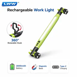 LWW Magnetic Work Light, Under Hood Work Home Light Accessory Bar Rechargeable LED Work Light Bar, Under Hood Mechanic Light for Mechanic/Car Repairing/Garage