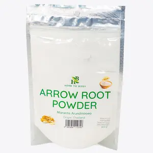 Herb To Body Arrow Root Powder | Maranta Arundinacea | Wildcrafted | 4oz Flavor Spice