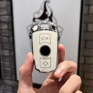 TPU Car key Cover Key Fob Protector Car Key Holder For BMW  E60 E61 E70 E81 E87 E90 E91 E92 X1 X5 X3 1 3 5 6 Series Z4 Car KEY Accessories ,Gift