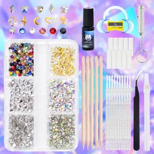 NOVANI DIY Tooth Gem Kit with Tools for Oral Care & Smile Decoration Perfect for Parties and Gifts,y2k fashion style,stardust tooth gems jewelry Crystal