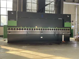 200t 6000mm Long Big Tonnage Hydraulic Press Brake with Tp10s Controller Electric Compensation Bending Machine
