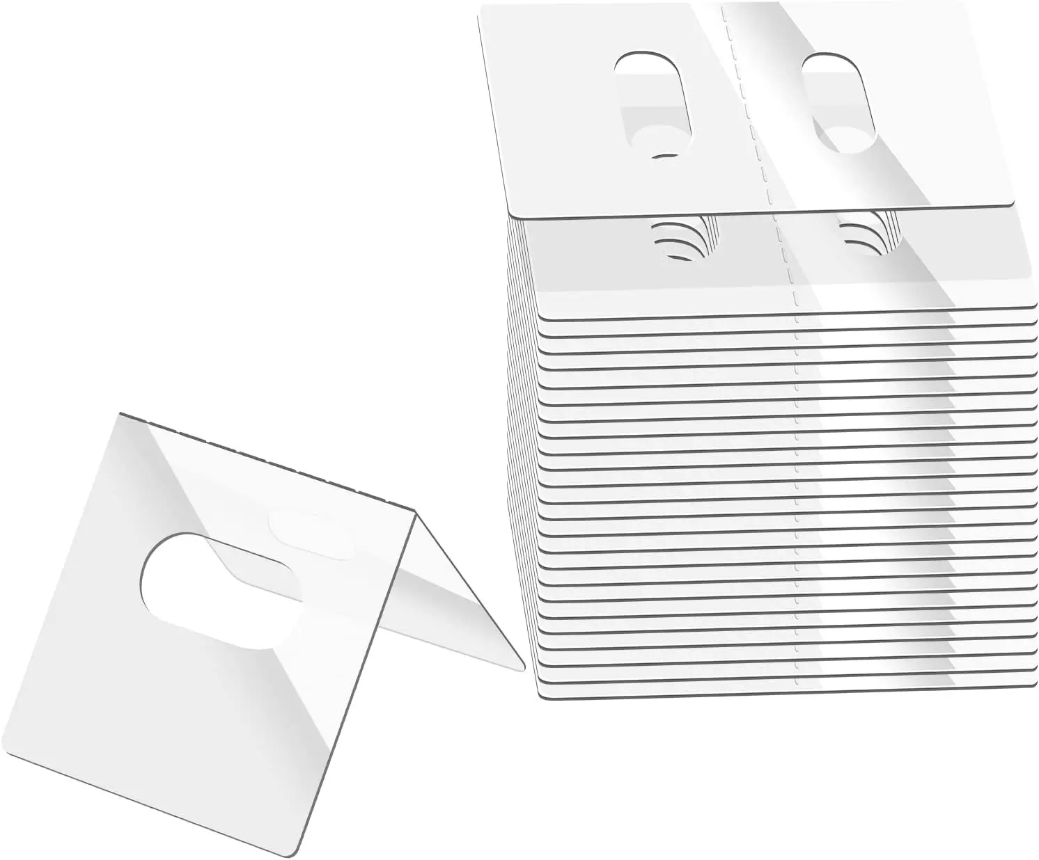 25 Sets Vertical Blind Repair Tabs, Replacement Fixers with Repair Parts, Easy Solution for Damaged Slats, Instant Home Blind Restoration