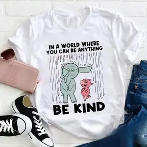Be Kind In A World Where You Can Be Anything Teacher T-Shirt, Be Kind Shirt, Kindergarten Shirt, Teacher Shirt, Gift For Teacher