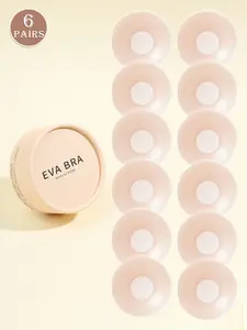 Ladies' ultra-thin box-style nipple covers, invisible and seamless breast pads, Bra pads, prevent breast protrusions, provide a nude feeling, have strong adhesion, are convenient to carry, suitable for dresses, gowns, bikinis, and wedding dresses.